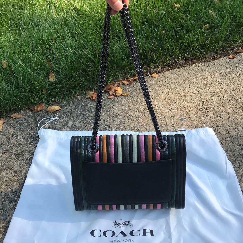 NWT Coach Colorblock Quilted Parker #26848 - Picture 5 of 7